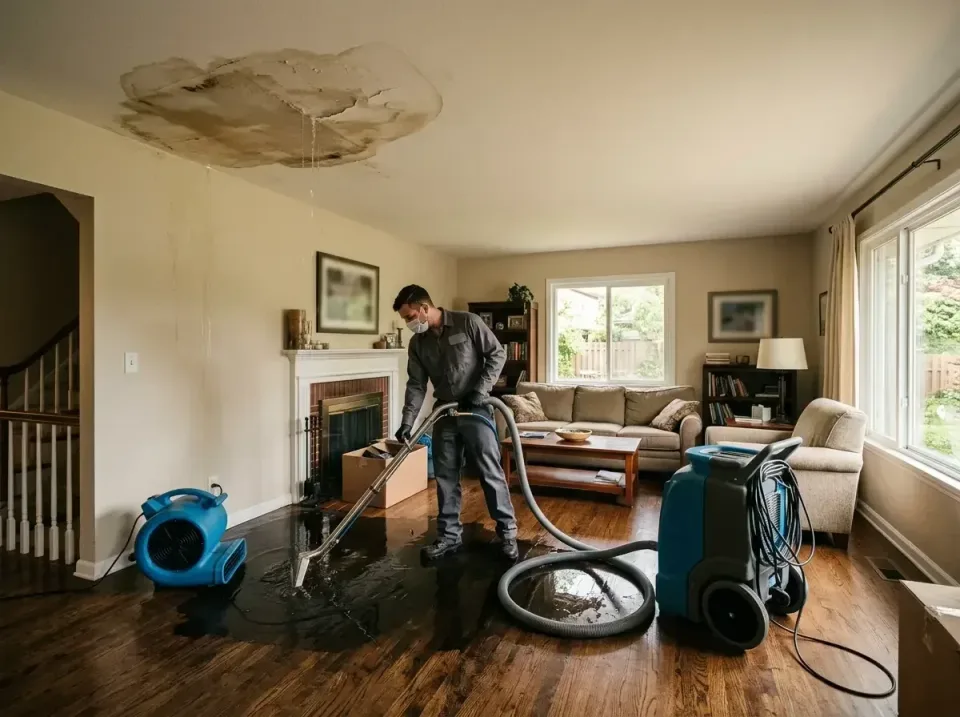 attic-pipe-burst-ceiling-drip-008 — frequently asked questions, Water Damage Restoration & Carpet Care in Jacksonville, AR